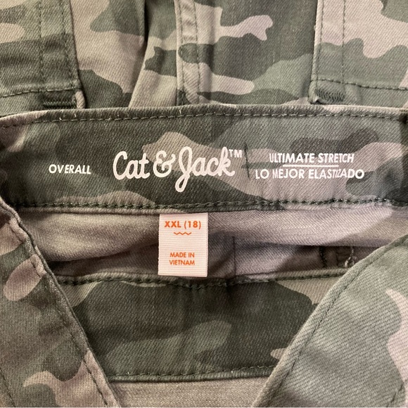 Girls Camo Overalls Size 18 XXL Camouflage Bib Overalls Stretch - Picture 13 of 15